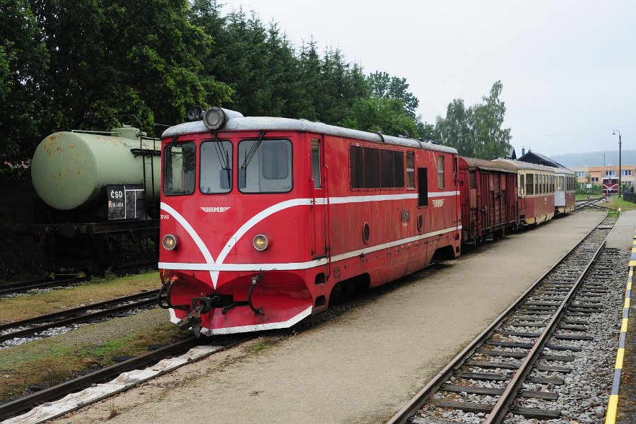 2020.07.19 JHMD T47.018 und T47.005 Jindřichův Hradec - Nová Bystřice (2)